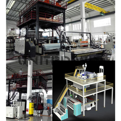 150g SMS laminated Non Woven Fabric Manufacturing Plant Meltblown Machinery High Speed